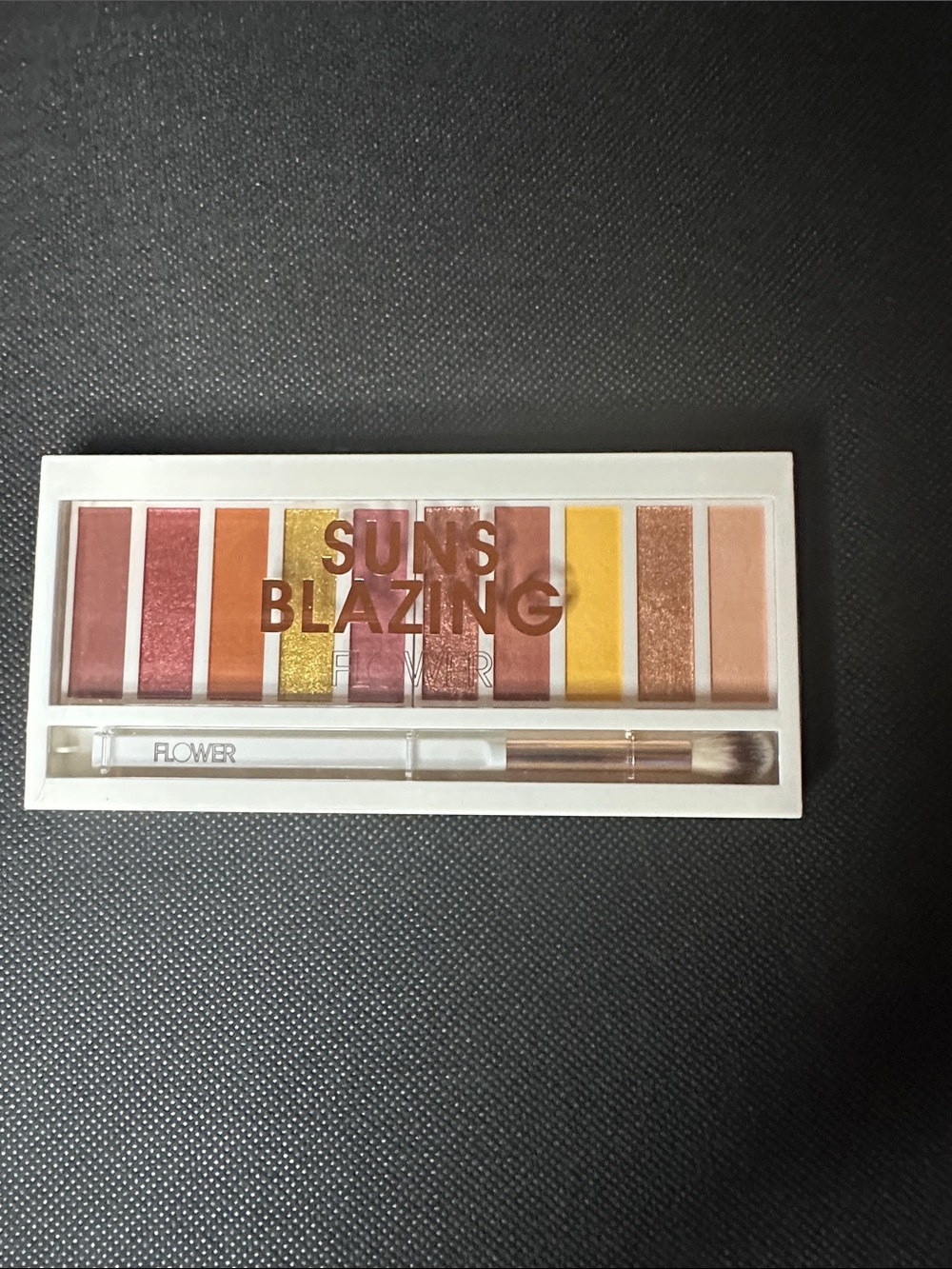 NWT Flower Suns Blazing Eyeshadow Palette — Warm Sunset Shades
